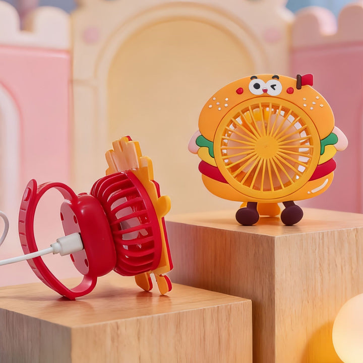 Ladies funny mini fan with cute design Bowlift