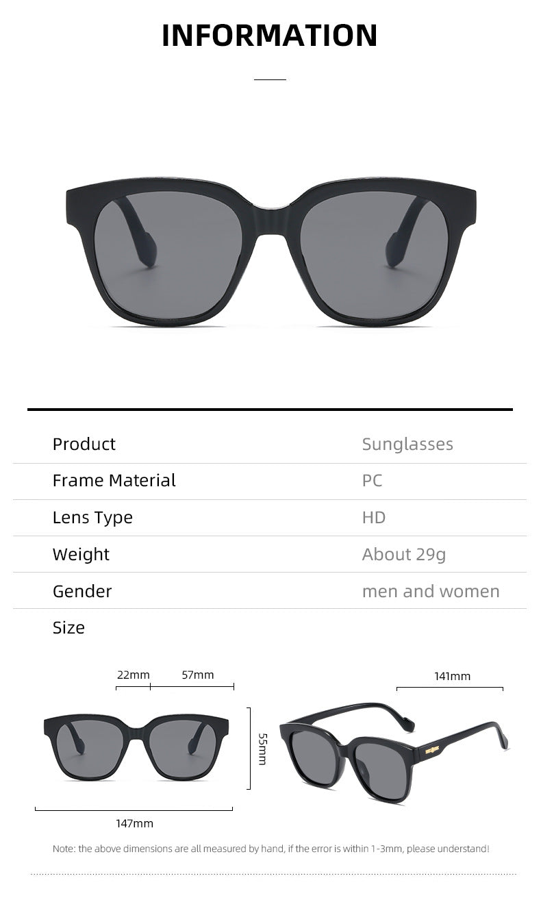 Women’s classic sunglasses with modern oversized frame Bowlift