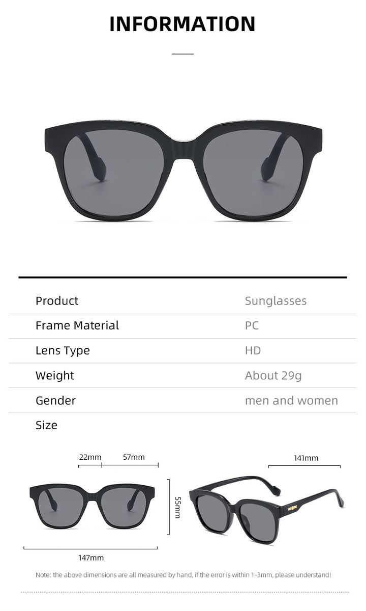Women’s classic sunglasses with modern oversized frame Bowlift