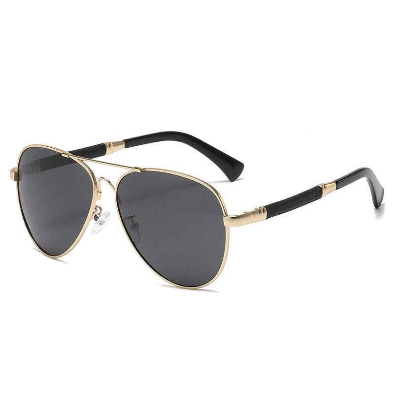 Women's aviator sunglasses with elegant metallic frame and UV protection Bowlift