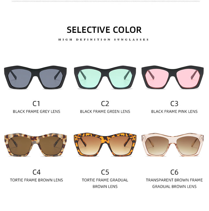 Women's fashionable sunglasses in striking leopard pattern Bowlift