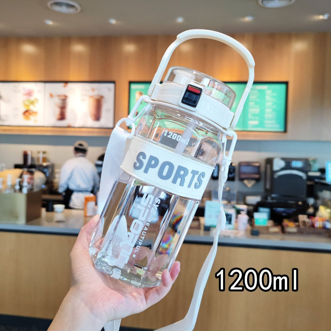 Women's Sport Water Bottle with Practical Carrying System Bowlift