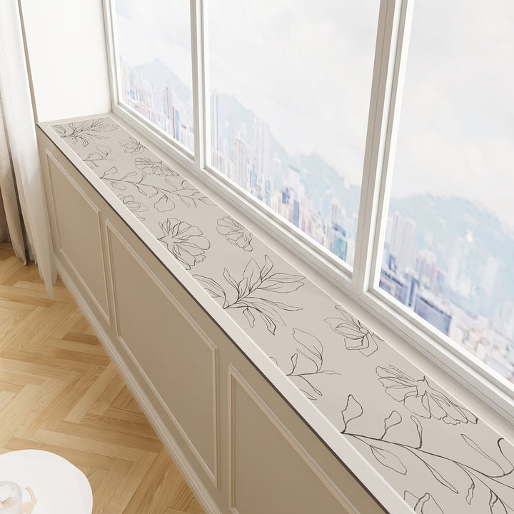 Floral Pattern Decorative Window Sill Mat Bowlift