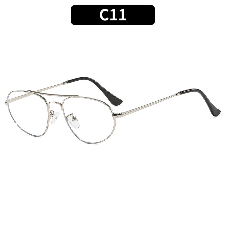 Elegant Metal Frame Glasses