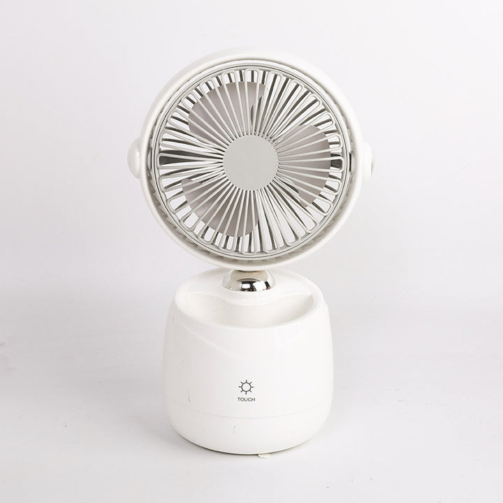 Ladies portable touch fan with flexible tilt and USB connection Bowlift