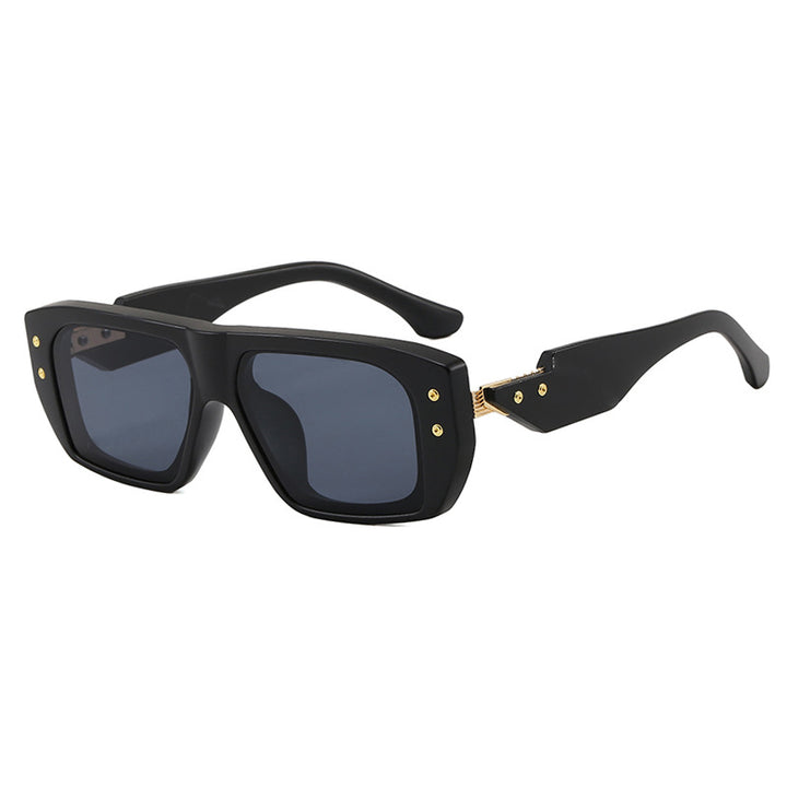 Women's fashionable square glasses with multicolored transparent frame Bowlift