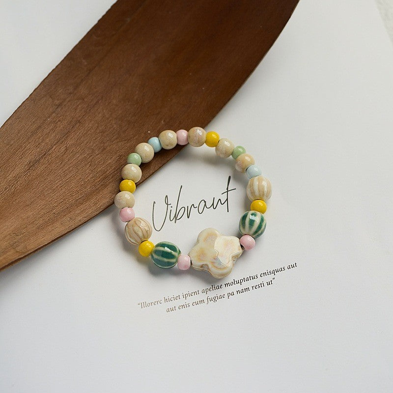 Heart-Shaped Beaded Bracelet Bowlift