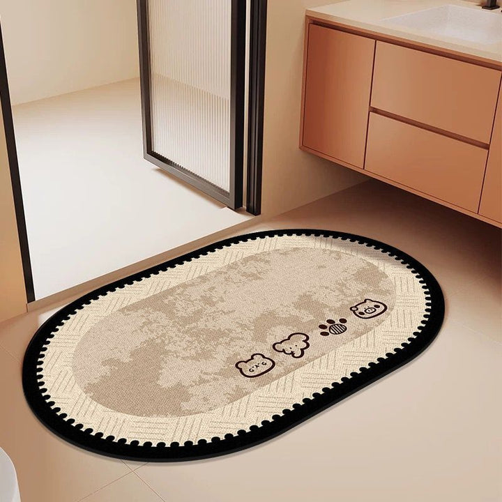 Cute Animal-Themed Bathroom Mat