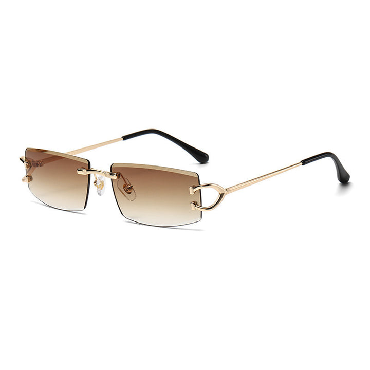 Women Elegant Minimalist Sunglasses with Unique Metal Details Bowlift