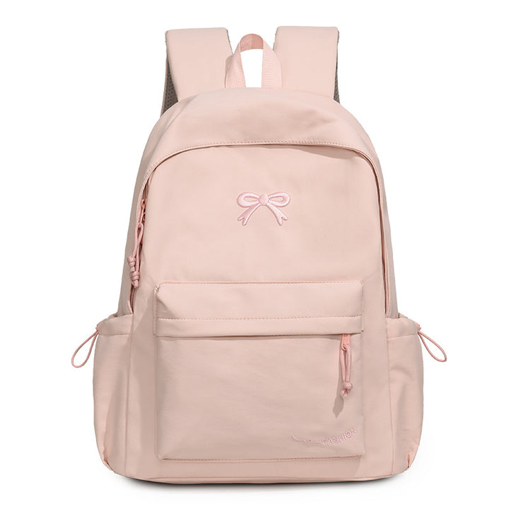 Fashionable backpack with practical outer pockets Bowlift