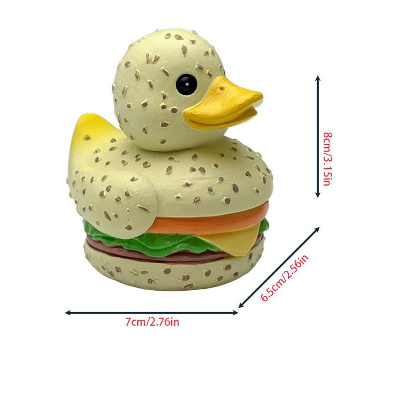 Funny Decor Rubber Duck with Sprinkles Bowlift
