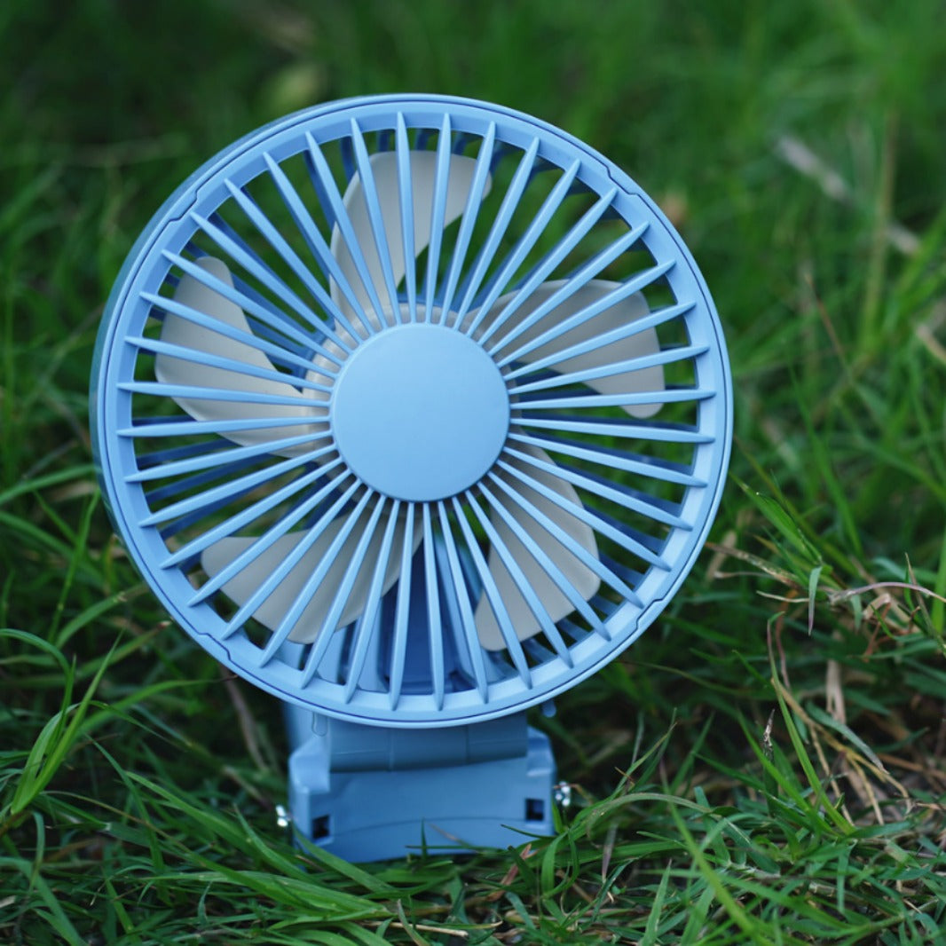 Unisex Portable Hand Fan with Ergonomic Handle and Powerful Battery Bowlift