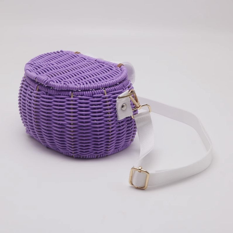 Handmade basket bag Bowlift