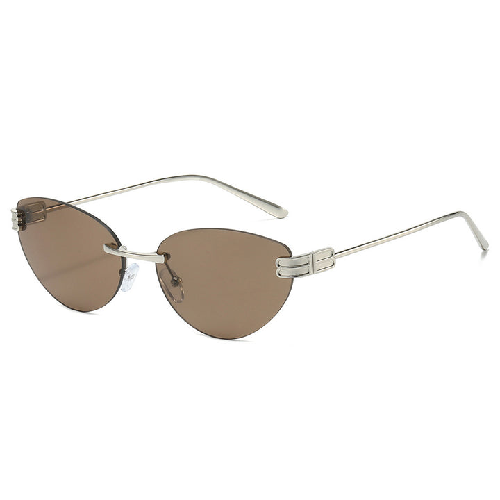 Unique Angular Cat-Eye Sunglasses Bowlift