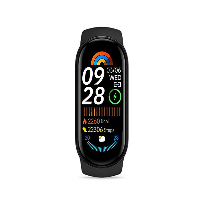Advanced smart fitness tracker with full touch OLED display and multi-sensor health monitoring Bowlift