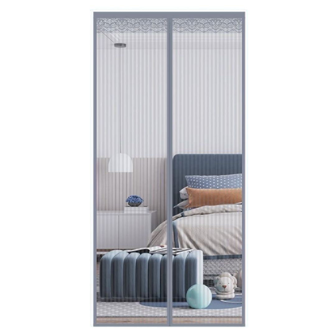 Lace-Trimmed Magnetic Mesh Curtain Bowlift