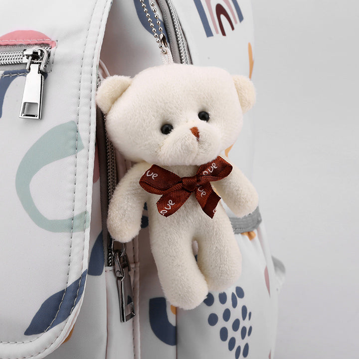 Stylish Lightweight Artistic Print Backpack Bowlift