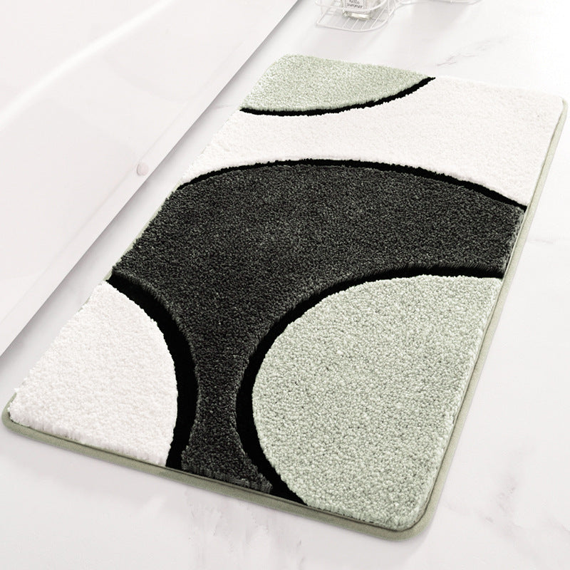 Artistic Patterned Bath Mat