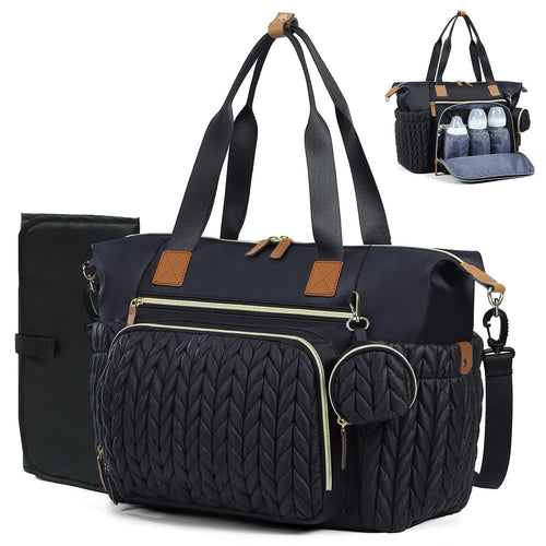 Insulated Diaper Bag Tote Bowlift