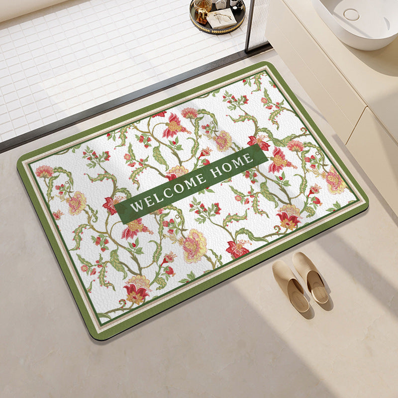 Playful Fruit-Themed Bath Mat Bowlift