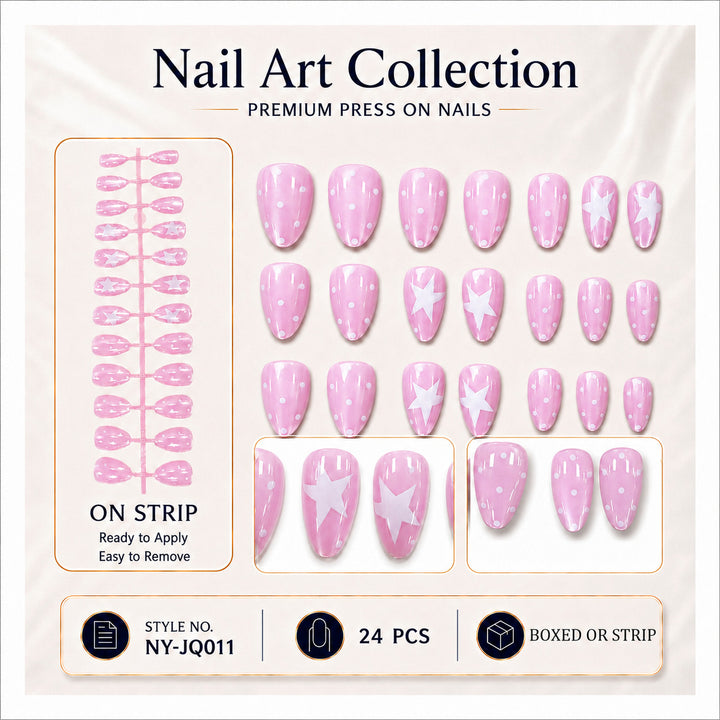 Premium Artificial Nail Set Bowlift