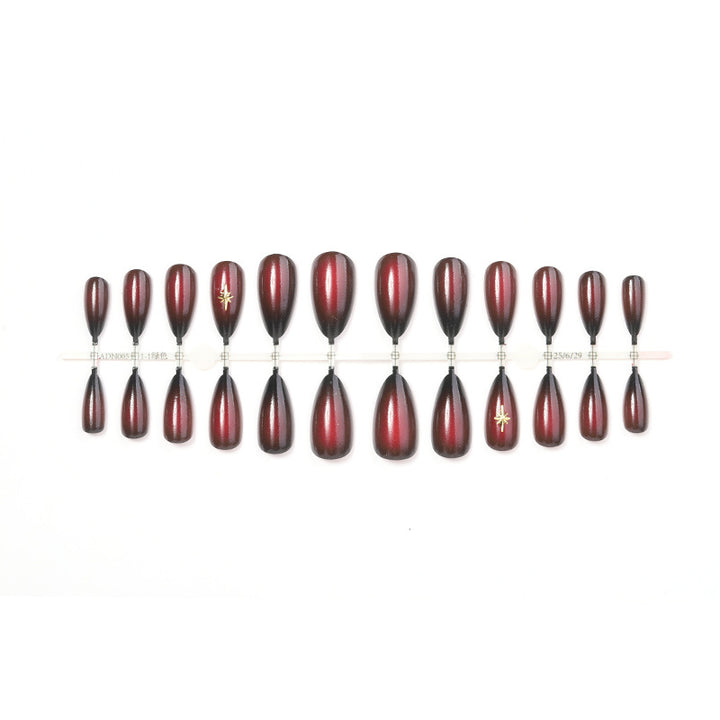 Glossy Gradient Press-On Nail Set Bowlift
