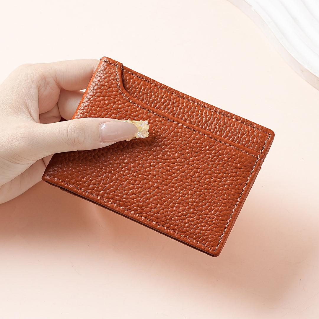 Textured Leather Wallet