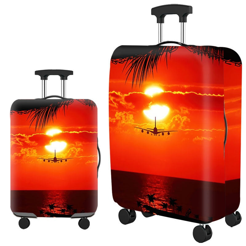 Whimsical Hedgehog Design Hard Shell Luggage Bowlift