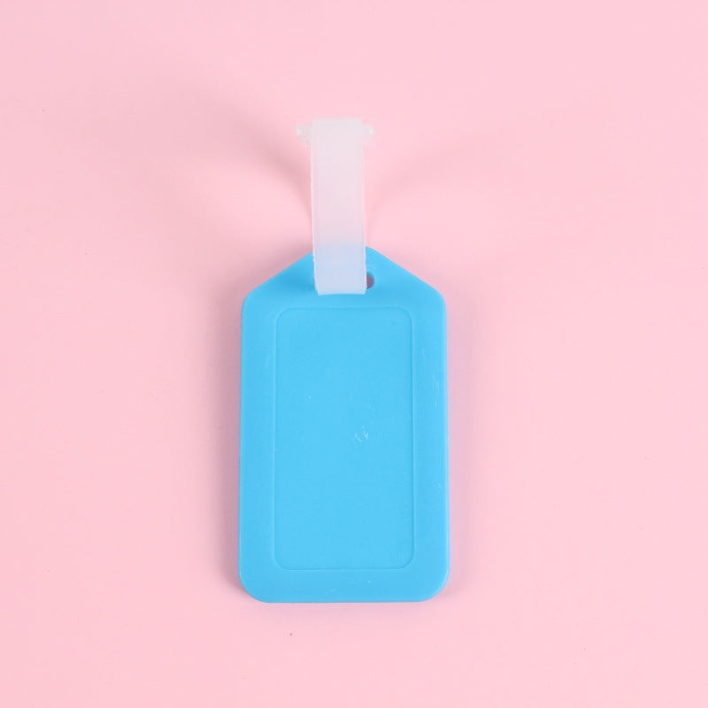 Unisex flexible silicone luggage tag Bowlift