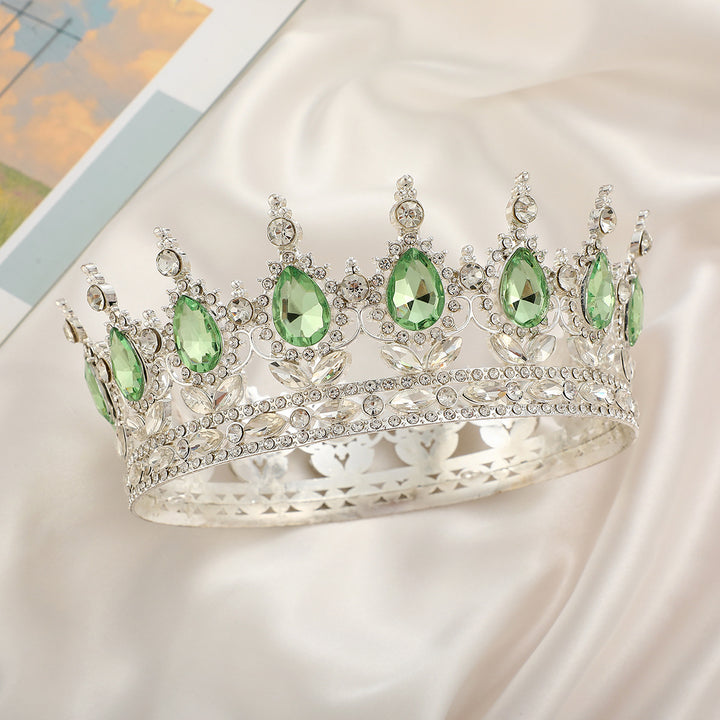Ladies Luxurious Festive Crown with Shining Gemstones Bowlift