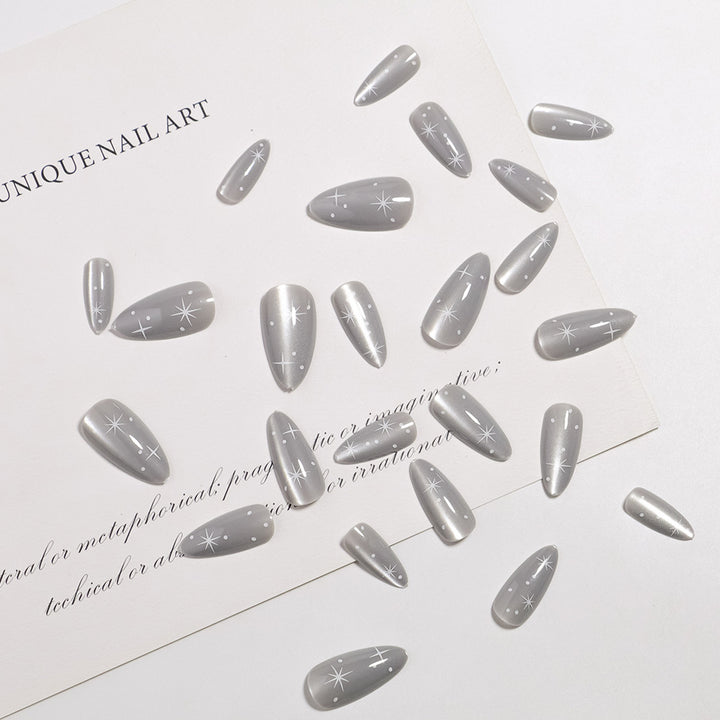 Premium Metallic Press-On Nail Tips Bowlift