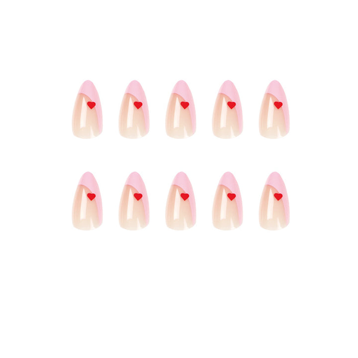 Artistic Nail Designs with Heart Accents Bowlift