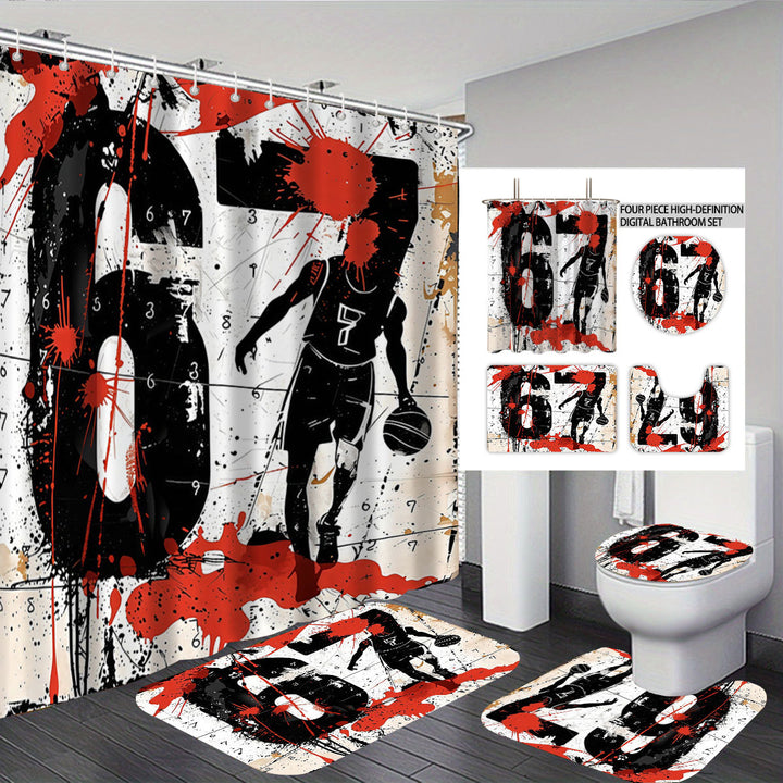 Creative Universe-Themed Bathroom Set Bowlift