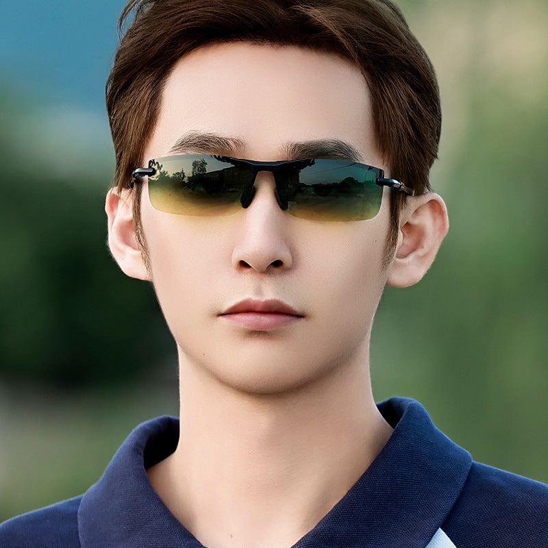 Men's Sporty Sunglasses with Ergonomic Design and Polarized Lenses Bowlift