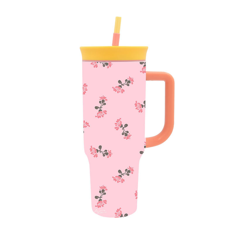 Women's Stylish Drink Cup with Practical Straw Bowlift