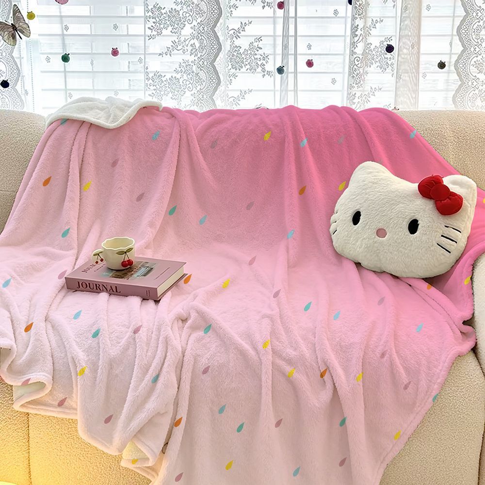 Cozy Decorative Fleece Throw Blanket