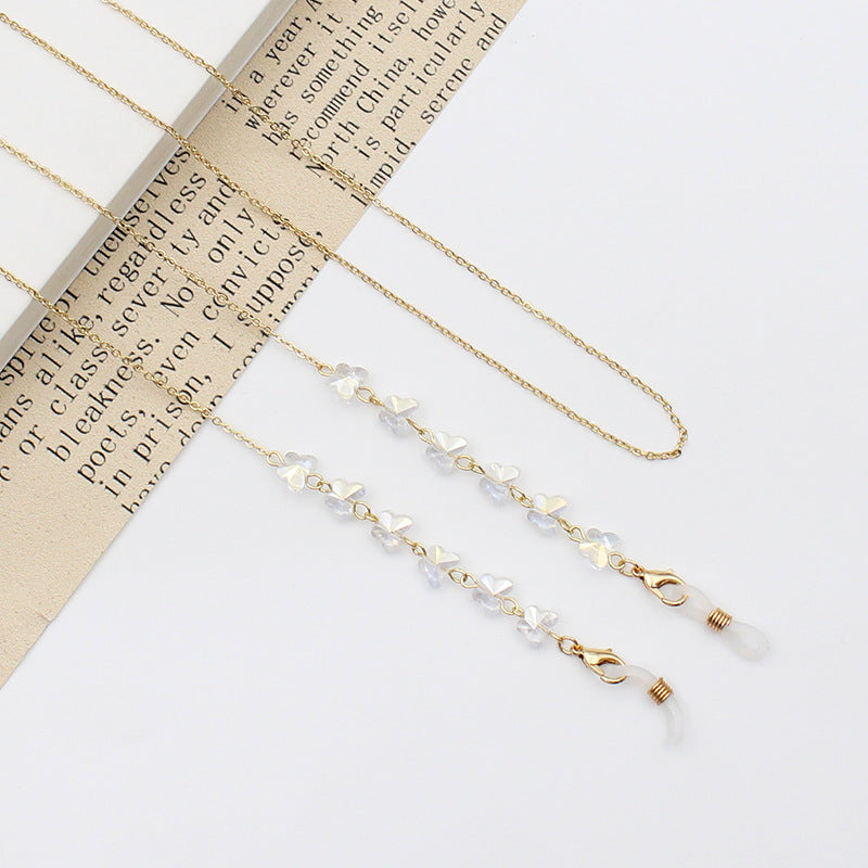 Floral Eyewear Chain Holder Bowlift