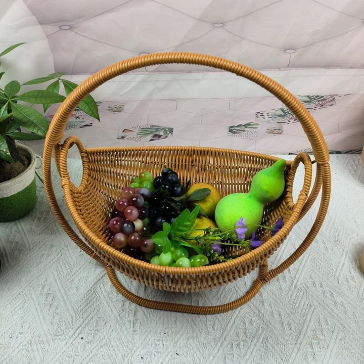 Handcrafted Food and Decor Basket Bowlift