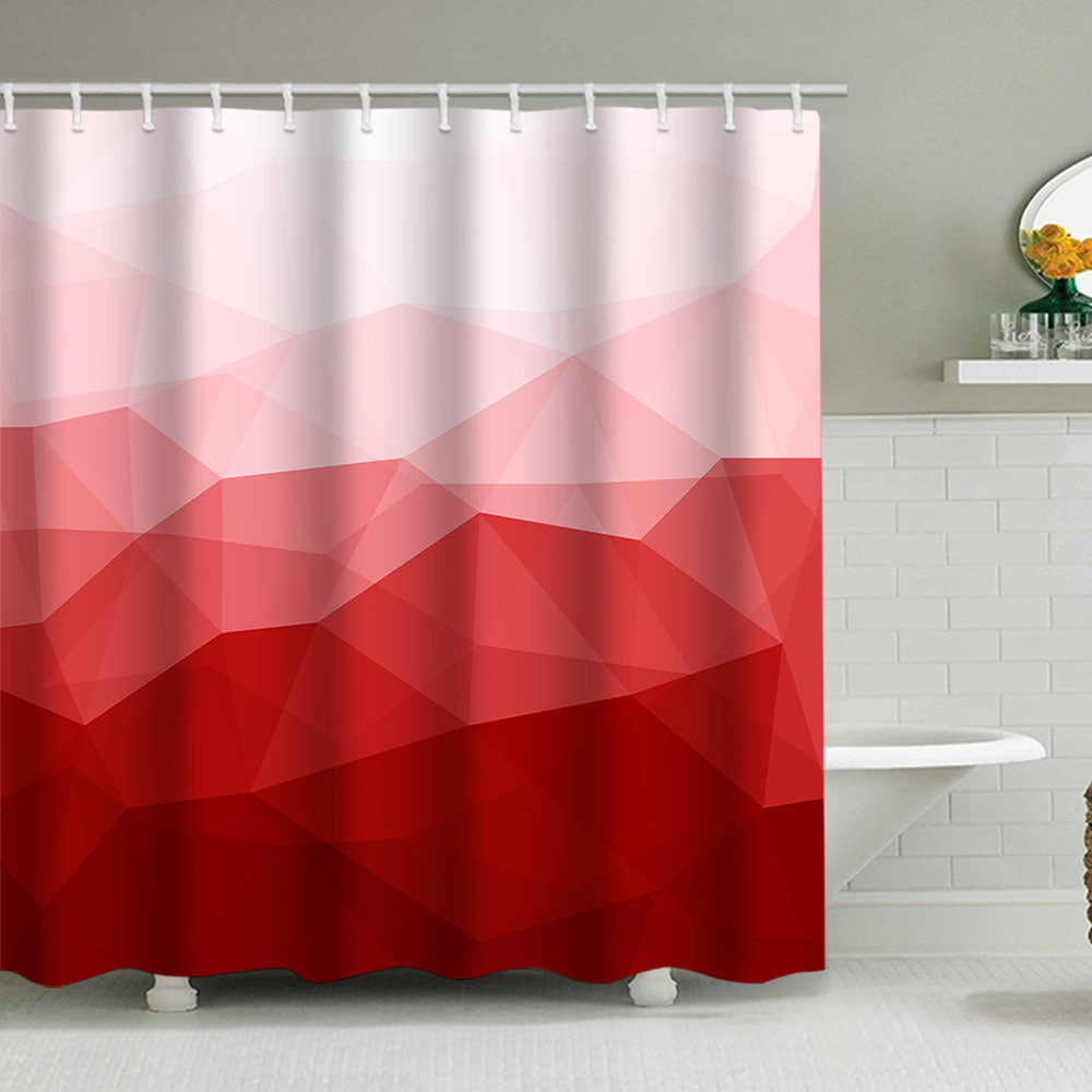 Artistic Marble Design Shower Curtain Bowlift