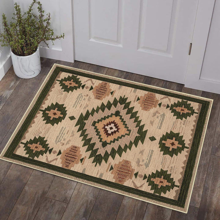 Geometric Patterned Decorative Area Rug