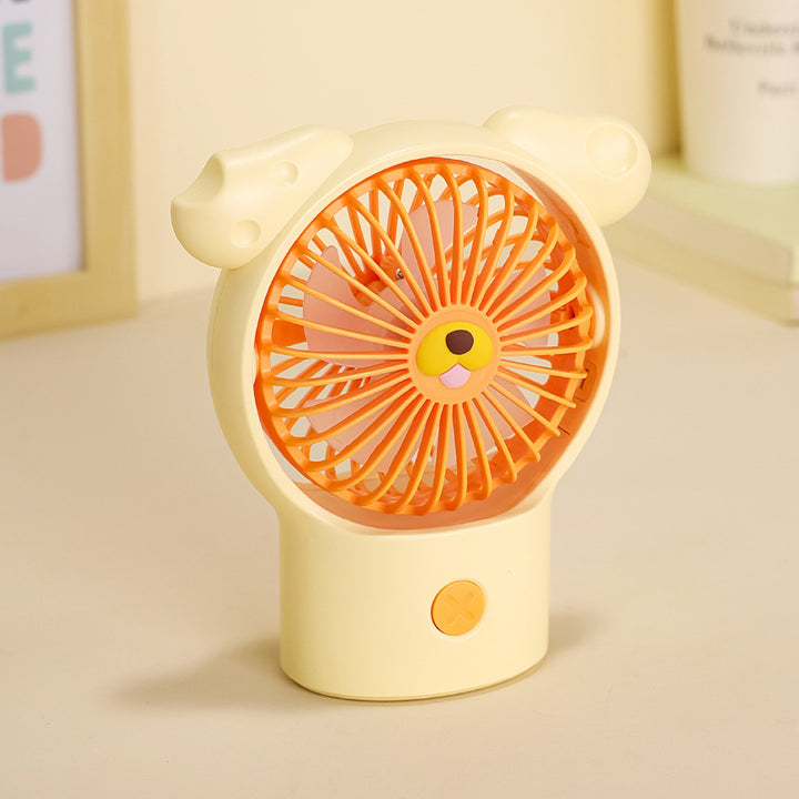 Women portable hand fan with animal design Bowlift