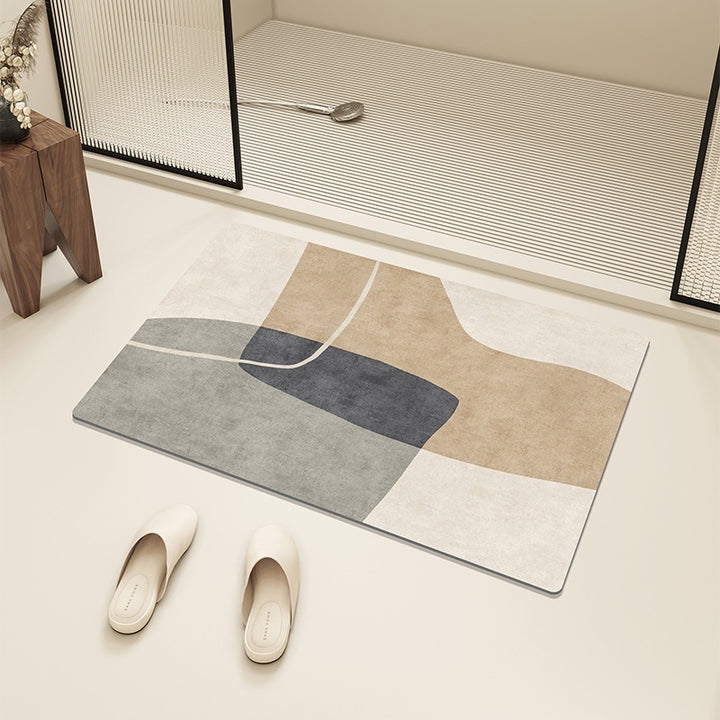 Unisex Non-Slip Memory Foam Bath Mat Bowlift