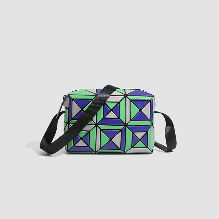 Geometric Patterned Crossbody Bag