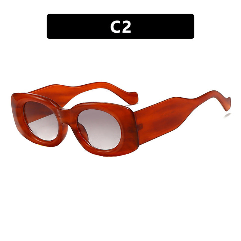 Ladies futuristic sunglasses in elegant square design Bowlift