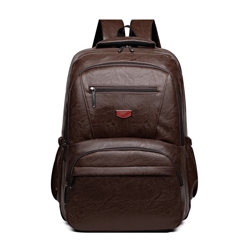 Premium Leather Business Backpack