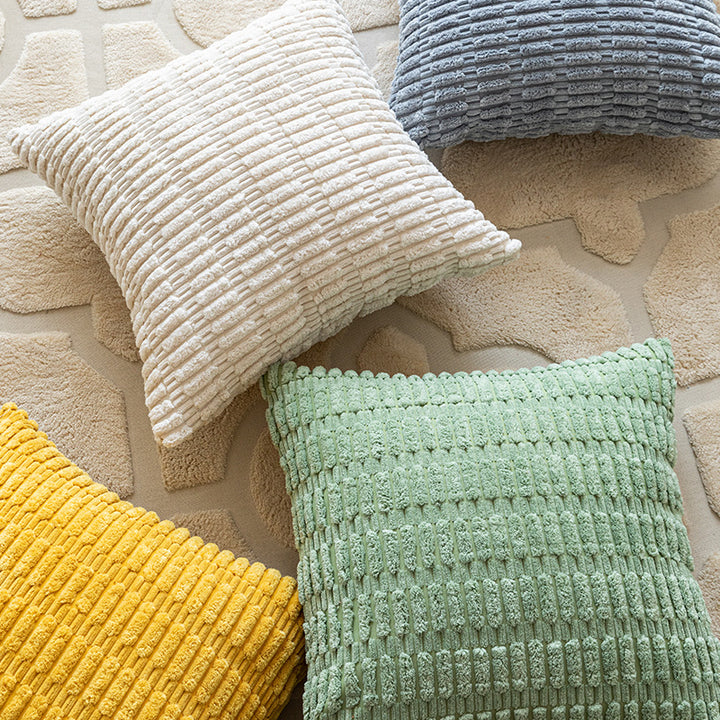Textured Plush Accent Pillow