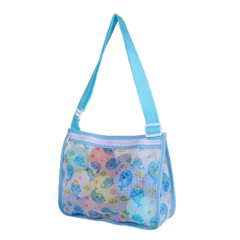 Versatile Beach Bag In Airy Mesh Design Bowlift