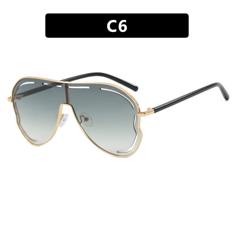 Ladies luxurious pilot sunglasses with modern frame Bowlift