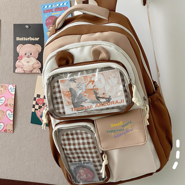 Cute Plush-Themed Backpack Bowlift