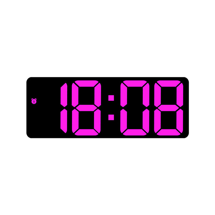 Digital Alarm Clock with Large LED Display Bowlift